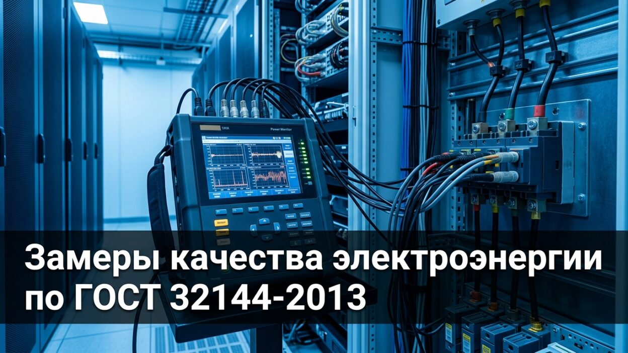 Анализатор качества электроэнергии измеряет параметры сети по ГОСТ 32144-2013 — оборудование ЭлектроЗамер
