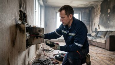 Электрика после залива или пожара: какие измерения нужны